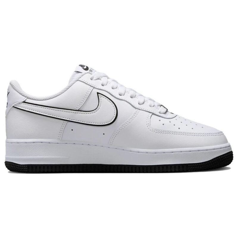 NIKE AIR FORCE 1 07 WHITE BLACK CONTOUR