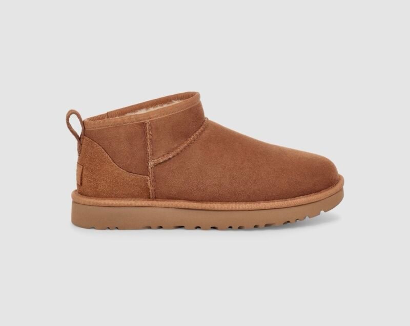 UGG CLASSIC ULTRA MINI BOOTS CAMEL